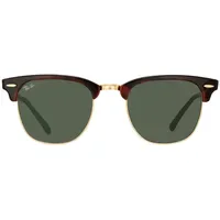 Ray-Ban Clubmaster Classic RB3016 W0366 51-21 gloss tortoise/green
