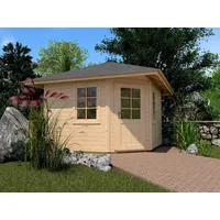 Weka Gartenhaus 149 2,38 x 2,38 m natur