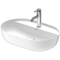 Duravit Luv Aufsatzwaschtisch 60 x 40 cm weiß/weiß seidenmatt