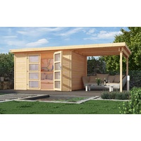 Weka Gartenhaus 321 B 4,28 x 1,94 m natur