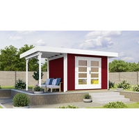 Weka Designhaus 126 A 4,45 x 2,44 m schwedenrot
