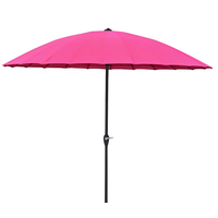 Garden Pleasure Sonnenschirm Ø 255 cm pink