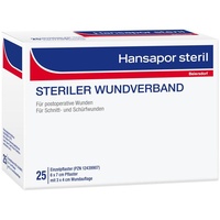 BEIERSDORF Hansapor steril Wundverband 6x7 cm