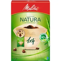 Melitta 1x4 Natura Kaffeefilter naturbraun 80 St.