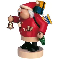 KWO Olbernhau 21507 Räuchermännchen Weihnachtsmann, 18 cm