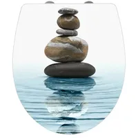Wenko Premium WC-Sitz Hochglanz Acryl Meditation