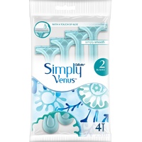 Gillette Simply Venus 2 Einwegrasierer für Damen, 4 Stück