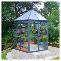 CANOPIA Oasis Alu grau Polycarbonatscheiben / Dach HKP 6