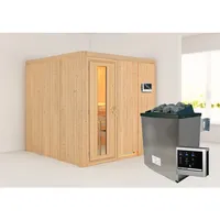Karibu Rodin inkl. 9 kW Ofen + ext. Steuerung
