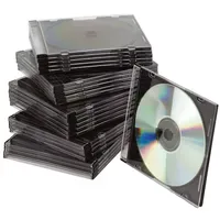 Q-Connect CD Slim Case Leerhülle sw 25St