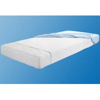 DORMISETTE Q60 Wasserdichte Matratzenauflage, 120/200 cm, Baumwolle/Reinweiß