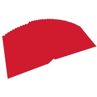 Folia Tonpapier rot 130 g/qm 100 St.