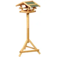 Dobar Vogelfutterhaus mit Bitumendach mit Ständer