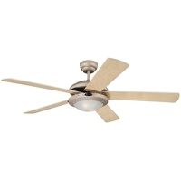 Westinghouse Comet 132 cm Deckenventilator helles ahorn/weiß mit Licht