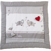 Roba Spiel- und Krabbeldecke Jumbo Twins grau