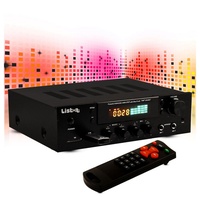 Liston12 Stereo Receiver FM Radio Tuner Verstärker Bluetooth USB