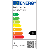Ledscom de LED-Lampe 6,3W GX53 (LC-SS-555-W)