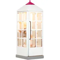 Viessmann Telefonzelle Telekom geschlossen mit LED-Beleuchtung 1372 H0