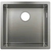 Hansgrohe S719-U450 rechts Unterbauspüle edelstahl Handbetätigung 500 x 450