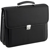 D & n Basic Aktentasche 5662-01 schwarz mit Laptopfach