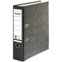 Falken Ordner Recycling 8 cm DIN A4 schwarz marmoriert