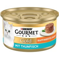 Purina Gourmet Gold Raffiniertes Ragout Thunfisch Nassfutter 12 x