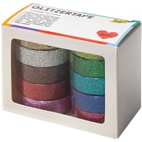 Folia Glitter Tape Deko-Klebeband glänzend 15,0 mm x 5,0