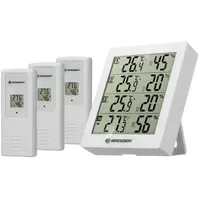 Bresser Temeo Hygro Quadro weiß