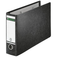 Leitz Ordner 10740000 DIN A4 quer 80mm Pappe schwarz