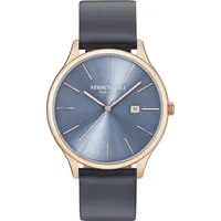 Kenneth Cole New York Herren Uhr Armbanduhr Leder KC15096002