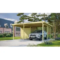 Weka Carport 607 Gr. 1 inkl. Geräteraum 4,78 x