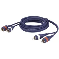 DAP AUDIO Audiokabel FL24 - 2x RCA Male L/R