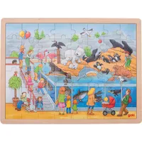 GoKi 57744 - Einlegepuzzle Ausflug in den Zoo