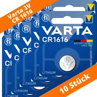 Varta CR1616 Lithium Knopfzelle 55mAh im Blister