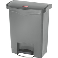 Rubbermaid Slim Jim Kunststoff Pedal vorne 30 l grey