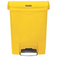 Rubbermaid Slim Jim Kunststoff Pedal vorne 30 l yellow