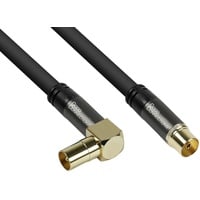 Good Connections GC-M2071 SmartFLEX TV Winkel-Antennenkabel, 1 m, IEC/Koax