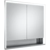 Keuco Royal Lumos Wandeinbau 90 cm offenes Fach silber
