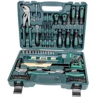 Brüder Mannesmann Werkzeuge Werkzeugkoffer 87-tlg. grün 38,0 x 29,0