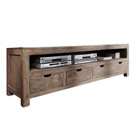 Massivmoebel24 Nature grey 44 Lowboard Sheesham