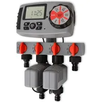 VidaXL Automatischer Bewässerungstimer mit 4 Stationen (42352)