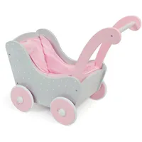 Bayer Chic 2000 Holzpuppenwagen puntos grey