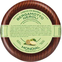 Mondial 1908 Shaving Care Bergamotto Neroli Cream Wooden Bowl