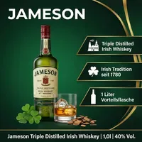 Jameson Triple Distilled Blended Irish 40% vol 1 l