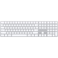 Apple Magic Keyboard mit Ziffernblock UK silber