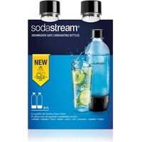 Sodastream PET-Flasche 2 x 1 Liter schwarz