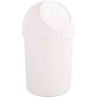 Helit Push-Abfallbehälter, 6L,weiß