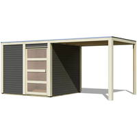 Karibu Qubic 1 4,84 x 2,42 m terragrau inkl.