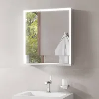 Keuco Royal Lumos 65 cm offenes Fach links silber