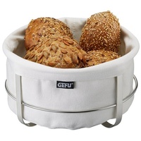 GEFU Brotkorb Brunch Edelstahl Weiß